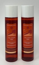 2 BATH  BODY WORKS VACATION VIBE PISTACHIO AMBER FINE FRAGRANCE MIST SPRAY 8OZ