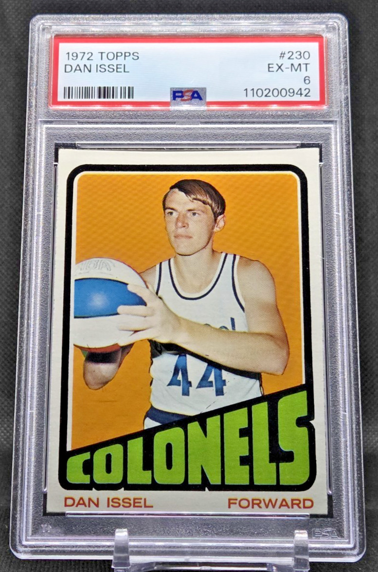 1972 Topps Dan Issel PSA 6 EX-MT Kentucky Colonels #230 (Eb110)