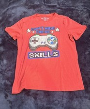 Epic Threads Boys Red Can't Hide These Skills Controller Pajama T-Shirt Size XL