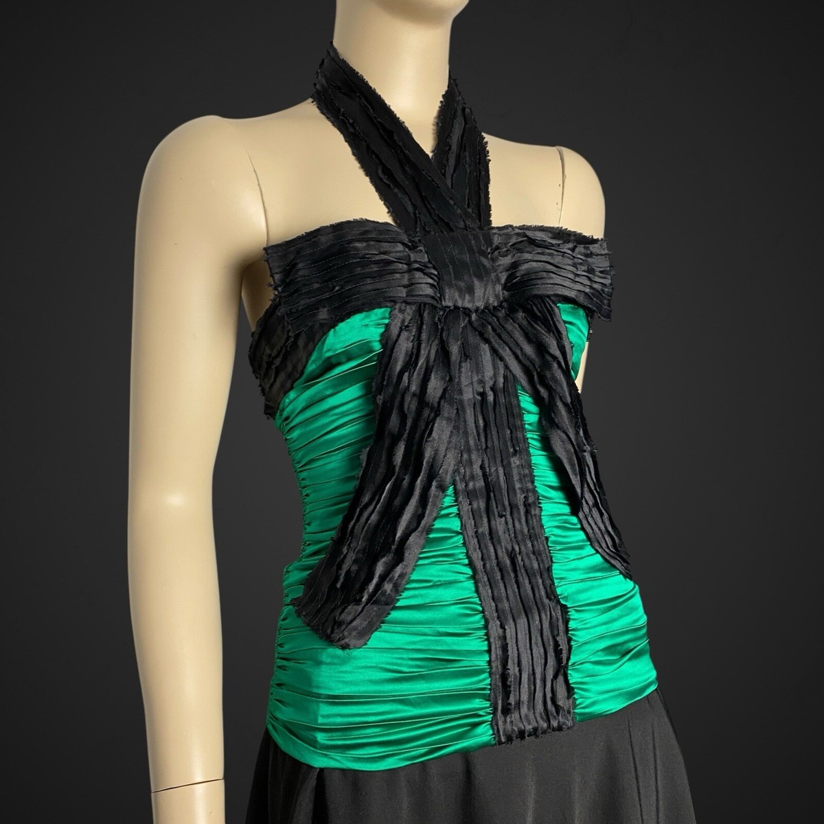 Dolce&Gabbana D&G Sleeveless Silk Corset Top Blouse Size XS | eBay