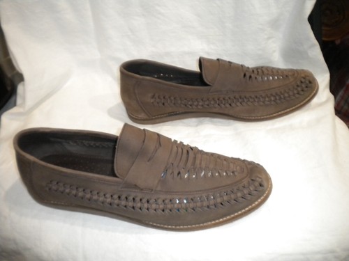 HUSH PUPPIES deep comfort size 45 mens leather/suede driving loafer - Picture 2 of 4