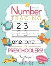 Number Tracing Book for Preschoolers and Kids Ages 3-5: Trace Numbers Pra - GOOD