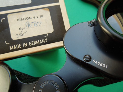 Rare COLLECTOR'S HENSOLDT Wetzlar "DIAGON" 6 X 30 super OPTIC & SHAPE Germany - Picture 15 of 18