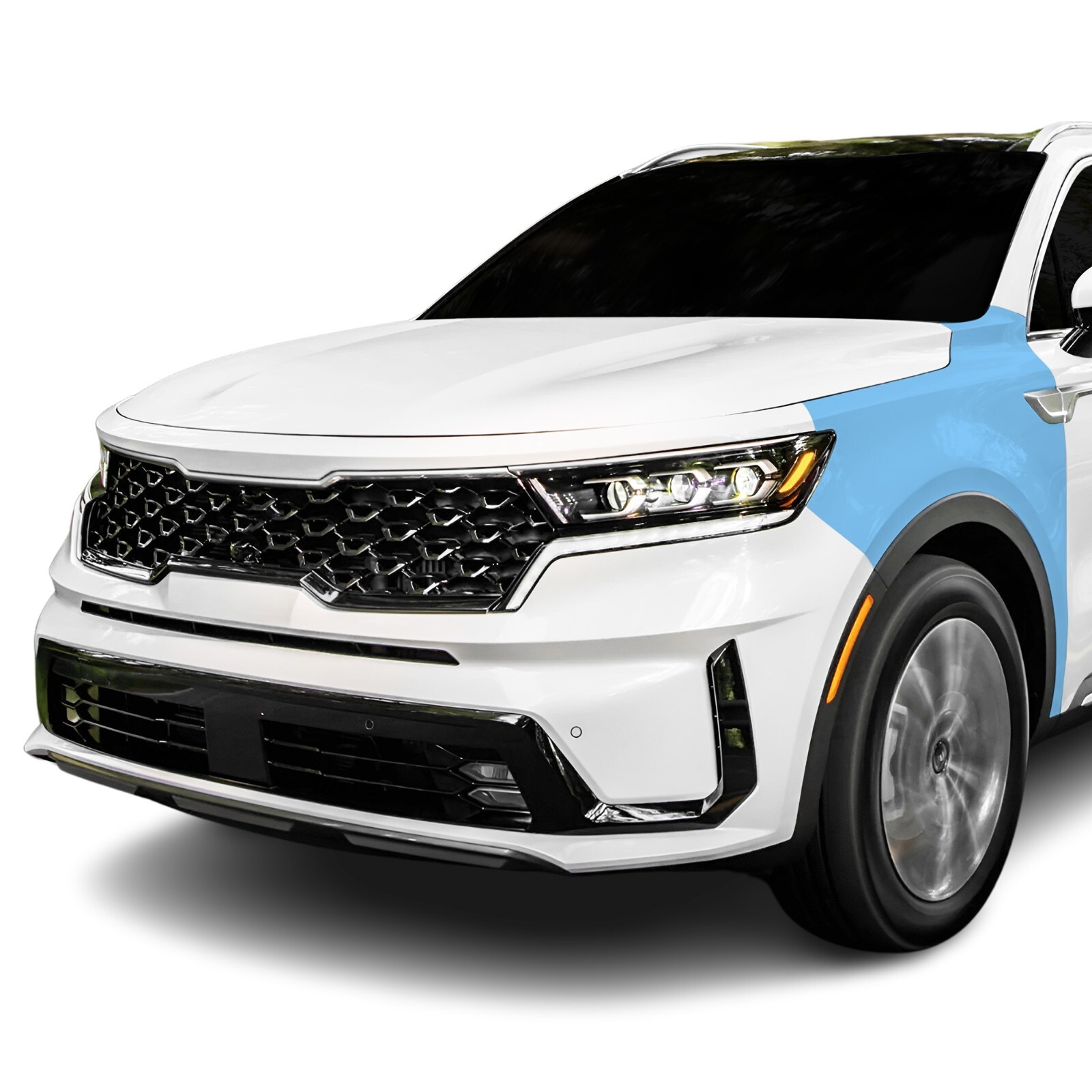 Pre Cut Paint Protection Film Clear Bra PPF  for Kia Sorento Hybrid 2021+