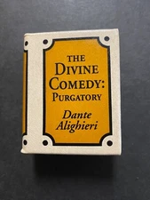 The Divine Comedy Purgatory Dante Miniature Classics del Prado 2003 Leather