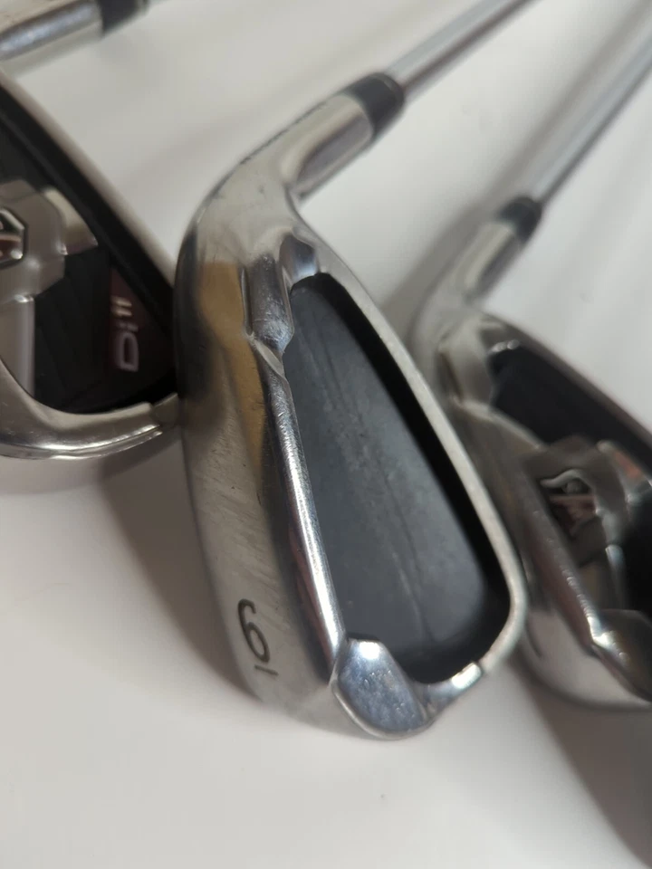 Juego de hierros Wilson Staff Di11 4, 6, 7, 8, PW+GW RH para hombre eje de acero uniflex ¡Bonito!  Foto 3 de 4