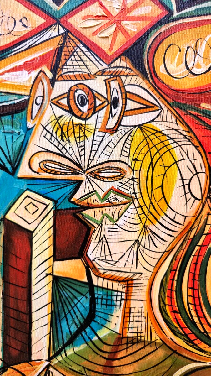 PABLO PICASSO 28x20 in. ( 1941 ) Oil Painting on canvas