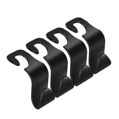 4Pcs Car Seat Back Headrest Hooks Hanger Holder Hook for Bag Purse Cloth Grocery - Picture 7 of 7