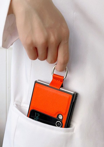 Ring Case Cover Leather Shockproof For Samsung Galaxy Z Flip5 Flip4 Flip3 - Picture 6 of 13