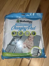 Babalou Baby Portable Changing Pad Compact Travel Multiple Pockets Strap NEW