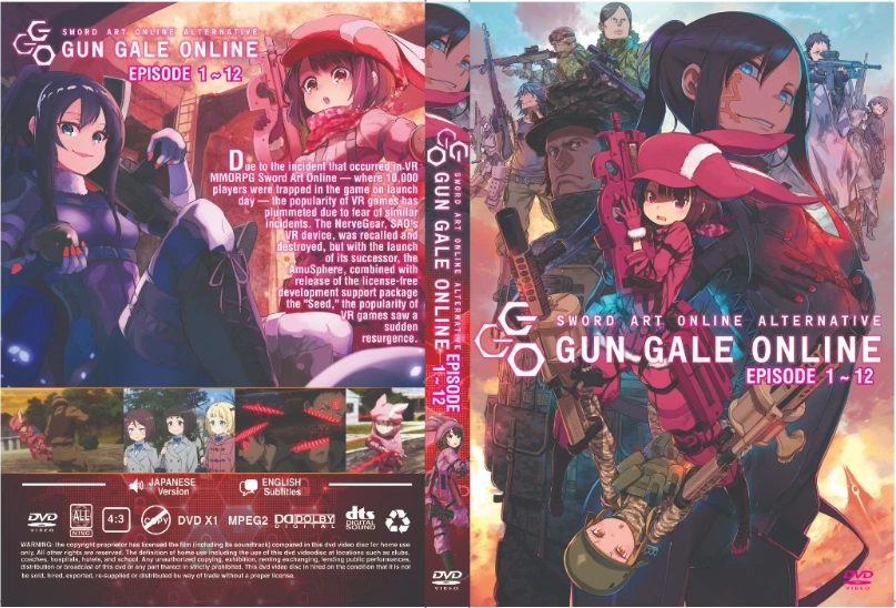 Sword Art Online Alternative Gun Gale Online Blu-ray Vol 1