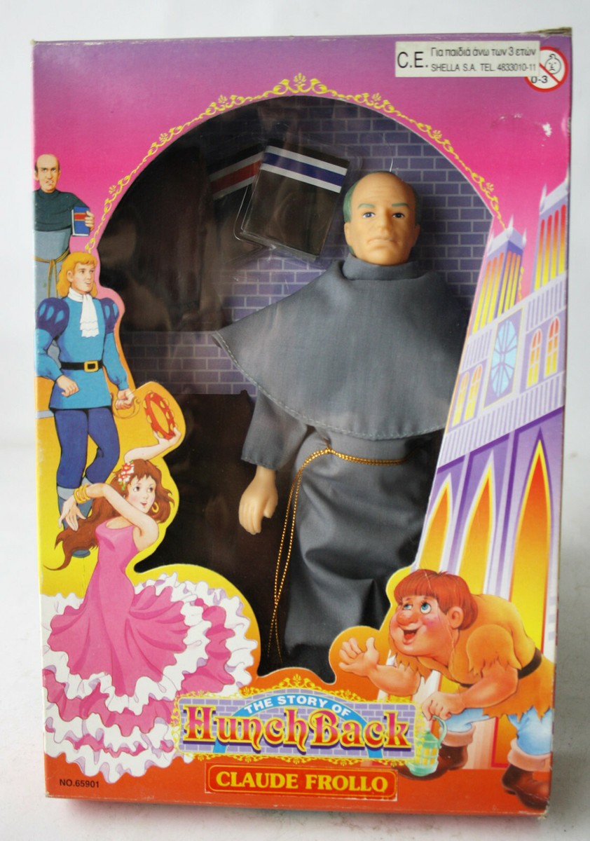 RARE VINTAGE 1995 HUNCHBACK OF NOTRE DAME FROLLO DOLL HIL HINSTAR
