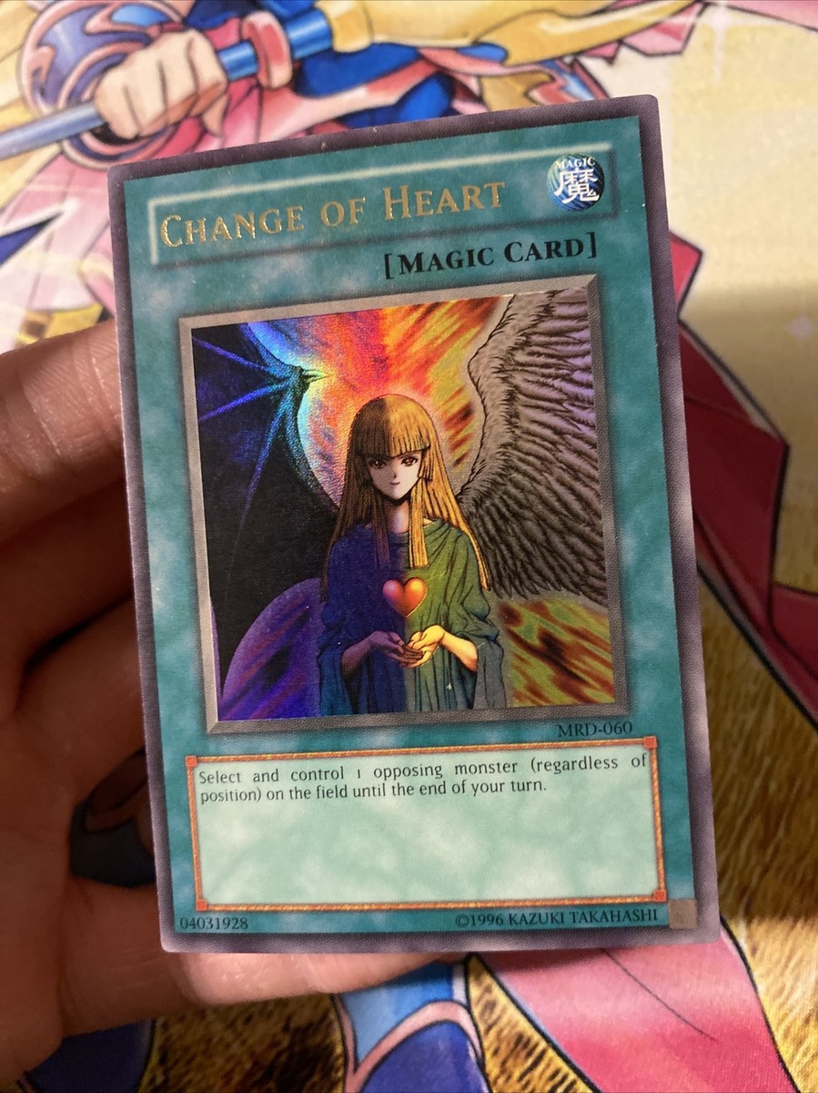 Change of Heart Metal Raiders Ultra Rare Yugioh MRD-060 Yu-Gi-Oh