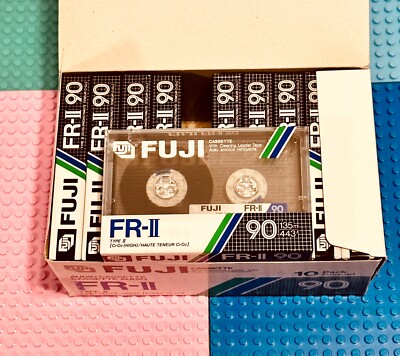 FUJI   FR II  90    TYPE  II    BOX OF 10  CASSETTE TAPES (10) (SEALED)
