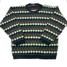 Vintage Protege Textured Multicolor Sweater Size XL