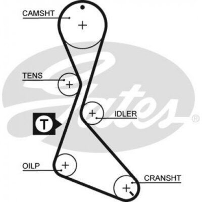 Timing Belt PowerGrip  GATES 5130XS for Renault 21 Estate 11