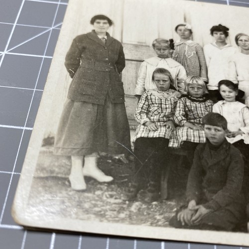 Central Texas Vintage Photo class photo children teacher rural #0413 - Picture 3 of 22