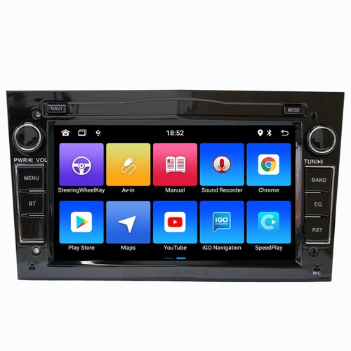 Stereo CarPlay for Vauxhall Corsa C/D Astra Zafira Head Unit GPS Sat Nav +Radio - Picture 12 of 14
