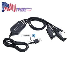 5 in 1 FTDI USB Programming Cable for Motorola GM300 GM338 PTX760 HT750 GP388