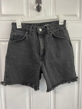 Black Vintage Levi  s 921 Women  s Cut Off Shorts Orange Tab Size 8S