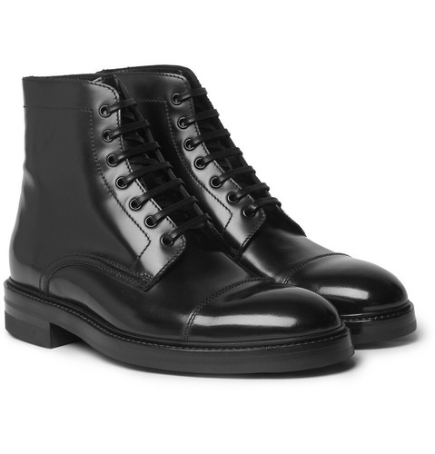 Neu mit Etikett $ 895 Paul Smith Master polierte Kalbslederstiefel UK9 US10 - Bild 2 von 7