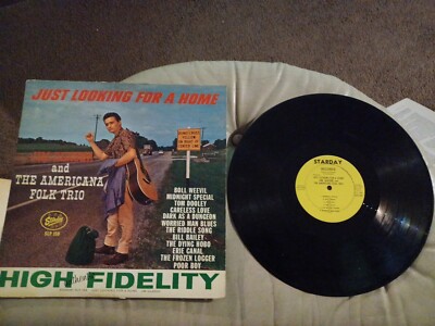 Jim Glaser/Americana Folk Trio  Just Looking For A Home SLP-158 MONO OG 1962 VG
