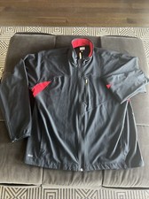 Nike Dri-fit Running Jacket Men's Large Black Full Zip Lightweight