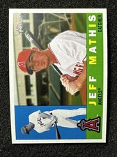 JEFF MATHIS #167 2009 Topps Heritage Los Angeles Angels QTY