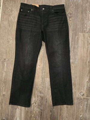 L.L.Bean Women's Straight Leg, Favorite Fit Black Jeans, Sz 14 Petite. New W/Tag
