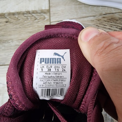 PUMA Women's Ballast - 19184203 Fig-Black White Ankle-High Running Shoe - Sz 7.5 - Picture 2 of 14