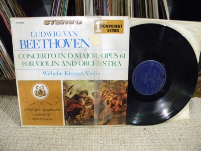 BEETHOVEN Concerto in D Major LP Wilhelm Klepper 1st Component Series FCS 50,048