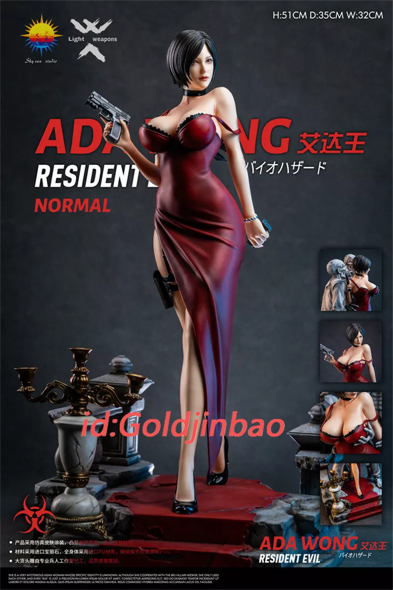 Sky Sun Studios Resident Evil Ada Wong Resin Statue 1/4 Scale In Stock EX  Hot