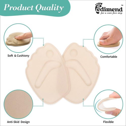 Gel Metatarsal Pads Forefoot Support Insoles Morton's Neuroma Pain Relief Pads - Picture 13 of 16