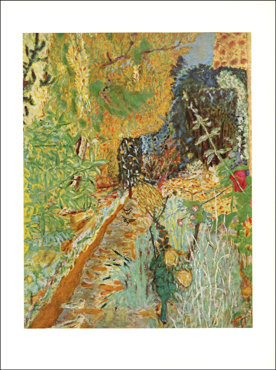 Pierre Bonnard、 La Prairie au Printemps 1967 Vintage Print Pierre Bonnard The Garden 1935 Fine Art
