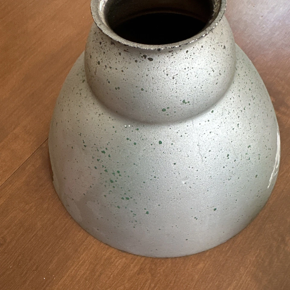 antiguo espejo reflector pantalla | espejo reflector sombra industrial juego de 2 piezas Foto 4 de 4