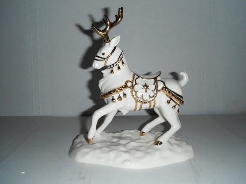 SCHÖNE 90er LENOX ELFENBEIN BONE CHINA SAMMLUNG 24K GOLD AKZENTE RENTIER - Bild 3 von 6