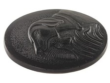 Vintage Gun Remington Dog Logo Grip Cap