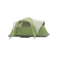 COLEMAN MONTANA CAMPING TENT, 6/8 PERSON FAMILY TENT WITH RAINFLY - GREEN