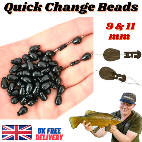 Quick Change Beads Carp L/S Match Fishing Tackle - Hook Links Method Feeder UK - Picture 3 of 13