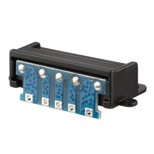 Piastra fibbia batteria attacco a V base cinque pin in metallo porta a forma di B batteria6097 - Foto 6 di 6