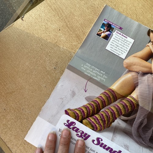 Ladies Sock Knitting Pattern From Simply Knitting Magazine by Sarah Dennis - Picture 10 of 10