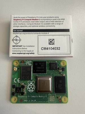 10 x Raspberry Pi Compute Module 4 4GB RAM, 32GB Flash, WLAN + BT CM4104032