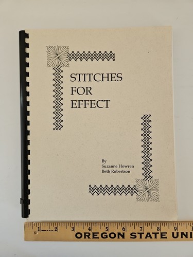 Stitches For Effect by Suzanne Howren & Beth Robertson Needlepoint Guide RCS