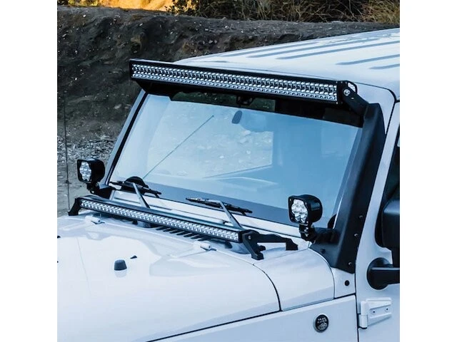 Kit de montaje de barra de luz para 07-18 Jeep Wrangler JK X Unlimited Sahara YQ64P4 Foto 4 de 4