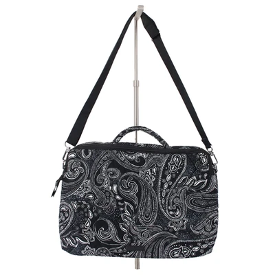 Vera Bradley Laptop Case 15 x 10 x 1.5 Black White Quilted Shoulder Strap Fabric - Image 1 of 4