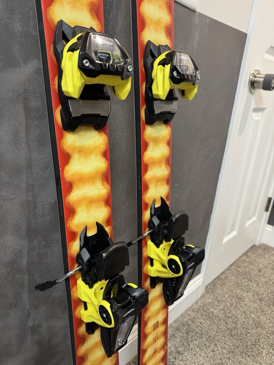 Fischer Ranger 90 X Ore Ida French Fry Skis 172 - Marker Griffon