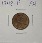 1942-P AU Lincoln Wheat Penny