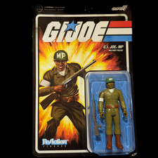 GI Joe  GI Military Police  MP  - Brown Action Figure 3.75  Super7 ReAction
