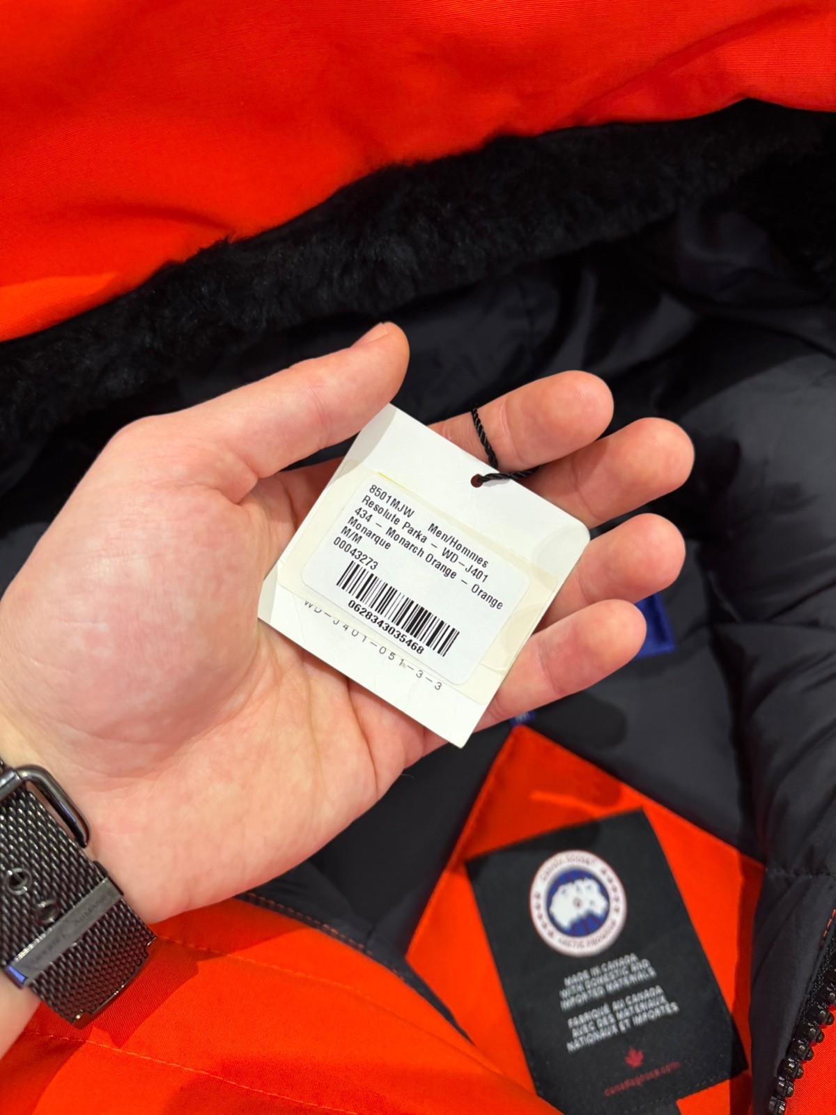 NWT! Authentic Men's CANADA GOOSE x Junya Watanabe Resolute Parka Down Jacket M image 5