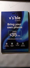 Visible+ by Verizon $35 SIM Card w/First Month Included (nano + esim)